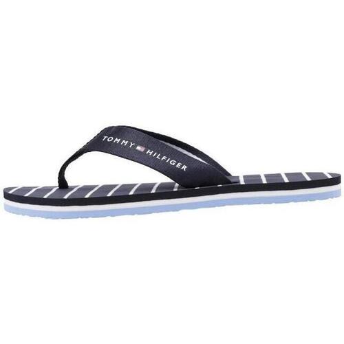 Chaussures Femme Tongs Tommy Hilfiger TOMMY ESSENTIAL ROPE SANDAL Marine