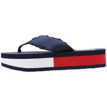 Chaussures Femme Tongs Tommy Hilfiger WEBBING MID BEACH SNDL NW STRP Marine