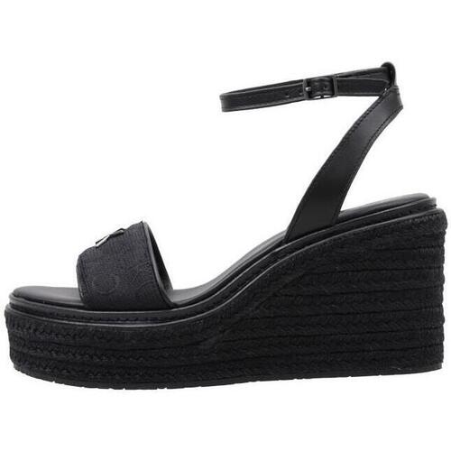 Chaussures Femme Sandales et Nu-pieds Calvin ckma19311 Klein Jeans WEDGE 50HH W/HW - JQ Noir