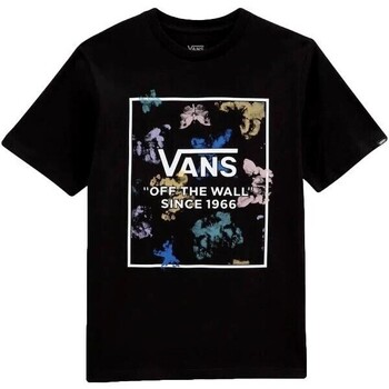 Vêtements Fille T-shirts manches courtes Vans CAMISETA  NIOS BLOTTERFLY BOX-B VN0009ARBLK Noir