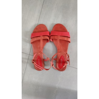 Chaussures Femme Sandales Plates Camaïeu Camaieu Sandales plates Camaïeu P39 Rouge