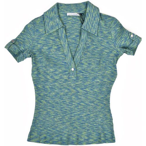 Vêtements Femme T-shirts stretch & Polos Guess W3GP30 KBPR2 Vert