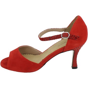 Chaussures Femme Sandales et Nu-pieds L'angolo 485C.11 Rouge