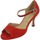 Chaussures Femme Sandales et Nu-pieds L'angolo 485C.11 Rouge