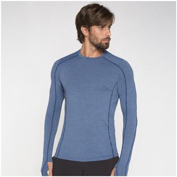Vêtements Homme T-shirts manches longues Uv Line Movimentando-se  UPF 50+ Bleu