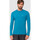 Vêtements Homme T-shirts manches longues Uv Line Movimentando-se Bleu