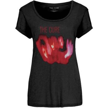 Vêtements Femme T-shirts manches longues The Cure Pornography Noir