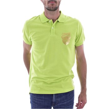 Vêtements Homme T-shirts & Polos Roberto Cavalli QXH01G KB002 Vert