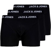 Sous-vêtements Homme Caleçons Jack & Jones PACK 3 CALZONCILLO NEGROS JACK&JONES 12171944 Noir
