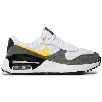 Chaussures Fille Baskets mode back Nike AIR MAX SYSTM GS Blanc