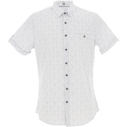 Vêtements Homme Chemises manches courtes Benson&cherry Classic chemise mc Blanc