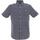 Vêtements Homme Chemises manches courtes Oxbow Chemise manches courtes microprint Bleu