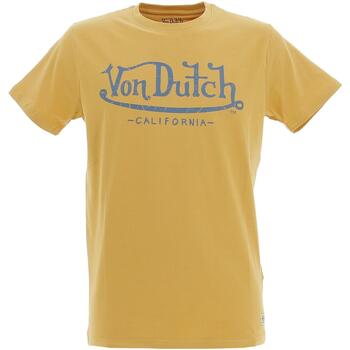 Vêtements Homme Von Dutch, la marque bling-bling Von Dutch T-shirt  life homme Jaune
