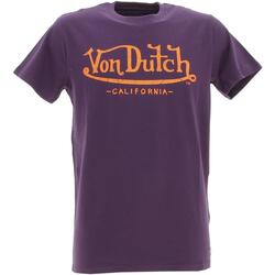 Vêtements Homme T-shirts manches courtes Von Dutch T-shirt  life homme Violet
