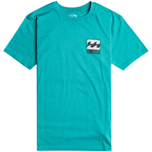 Vêtements Garçon logo-print crew-neck sweatshirt Blu Billabong Stamp Vert