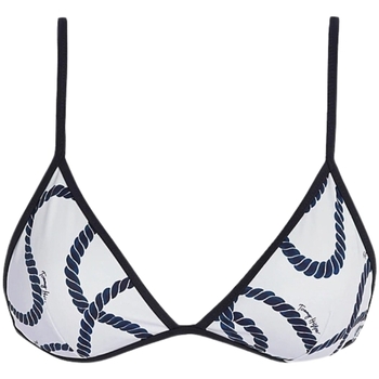 Vêtements Femme Maillots / Shorts de bain Tommy Hilfiger Haut de bikini triangle  Ref 60410 0F7 Multi Blanc