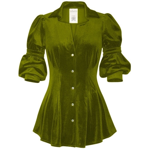 Vêtements Femme Chemises / Chemisiers Chic Star 89345 Vert