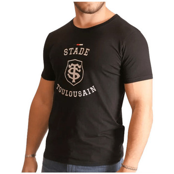 Vêtements T-shirts & Polos Stade Toulousain T-SHIRT HOMME TIGER NOIR - STA Rouge