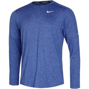 Vêtements Homme T-shirts Arliss longues Nike M nk df elmnt crew Bleu