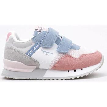Chaussures Fille Baskets basses Pepe jeans and LONDON BASIC GK Rose