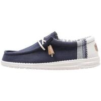 Chaussures Homme Chaussures bateau Hey Dude WALLY LINEN NATURAL Marine