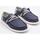 Chaussures Homme Chaussures bateau HEYDUDE WALLY LINEN NATURAL Marine