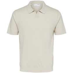 Vêtements Homme Pulls Selected Noos Lake Linen - Catmeal Beige