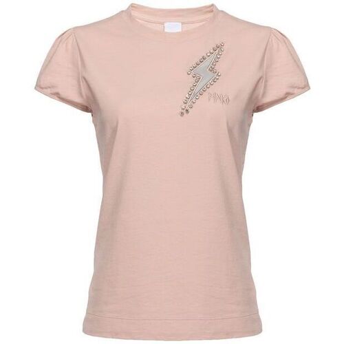 Vêtements Femme T-shirt Mod. Turbato Art Pinko BASEBALL 100494 A0M7-N34 Rose