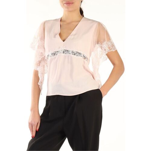 Vêtements Femme Débardeurs / T-shirts Contrast sans manche Pinko TAMA 100187 A0IF-Q16 Rose