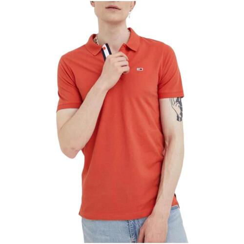 Vêtements Homme T-shirts manches courtes JEANS tommy Hilfiger  Rouge