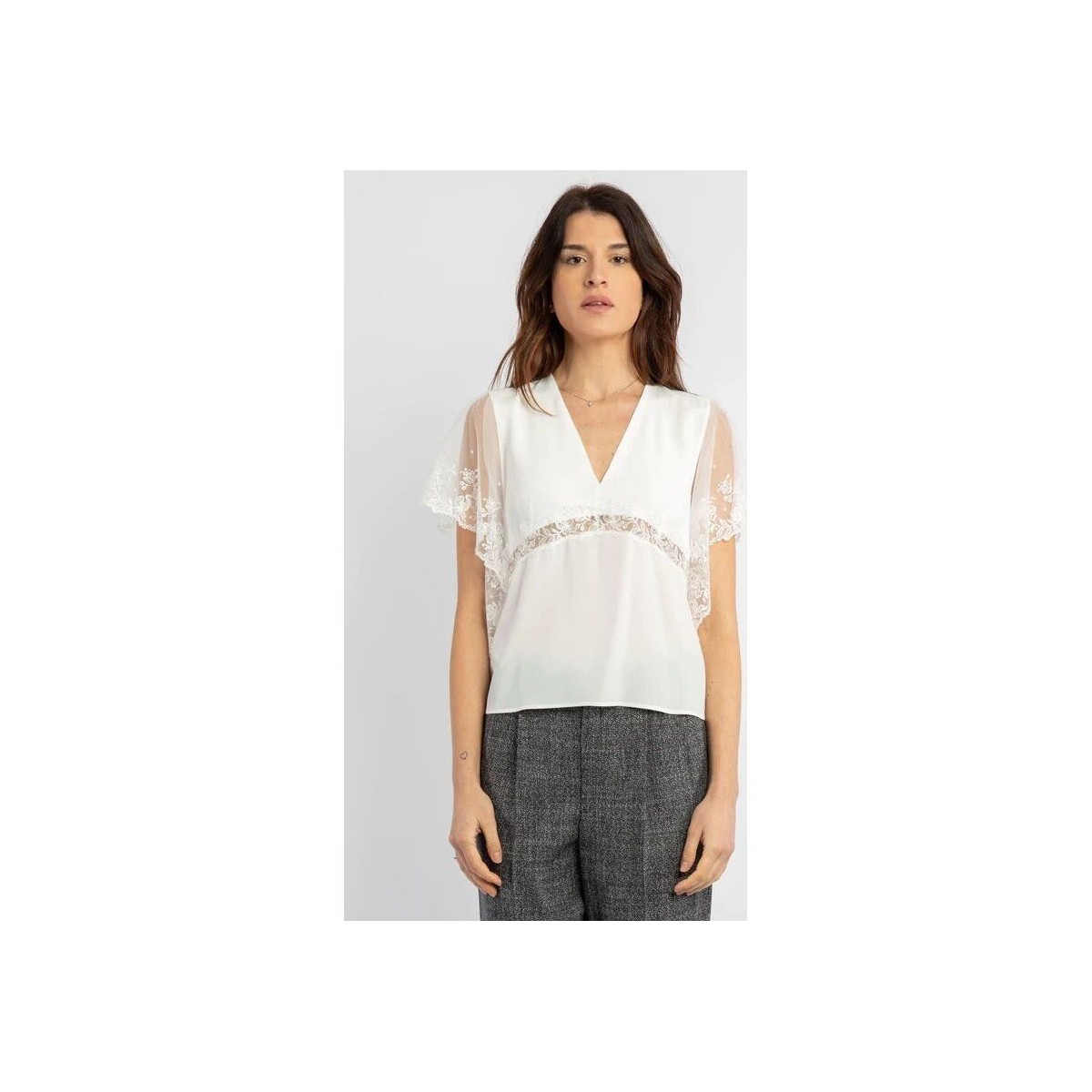 Vêtements Femme Débardeurs / T-shirts sans manche Pinko TAMA 100187 A0IF-Z15 Blanc