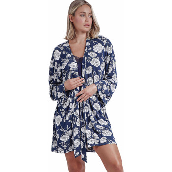 Vêtements Femme Pyjamas / Chemises de nuit Admas Déshabillé Navy Flowers Bleu