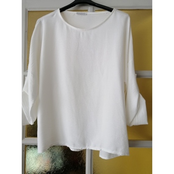 Vêtements Femme Tops / Blouses Made In Italia Blouse Blanc