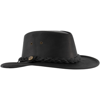Mgo Leather Country Hat Noir