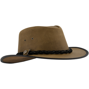 Mgo Leather Country Hat Marron