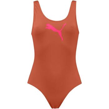 Vêtements Femme Maillots de bain 1 pièce Puma swim women swimsuit 1p Orange