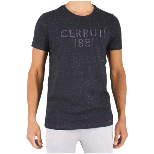 Vêtements Homme two-tone embroidered Cross T-shirt Cerruti 1881 Roloratura Noir