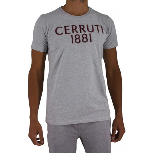 Vêtements Homme T-shirts nsw manches courtes Cerruti 1881 Abruzzo Gris