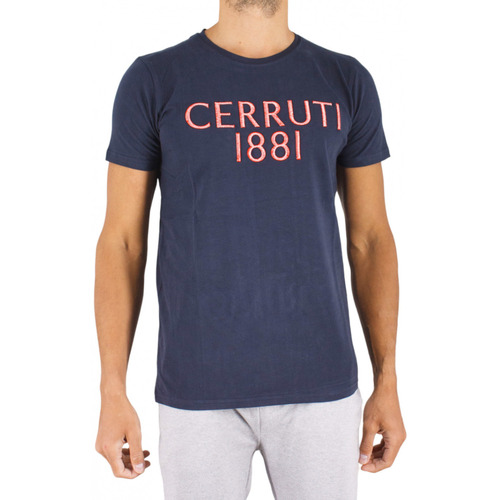 Vêtements Homme T-shirts manches courtes Cerruti 1881 Abruzzo Bleu