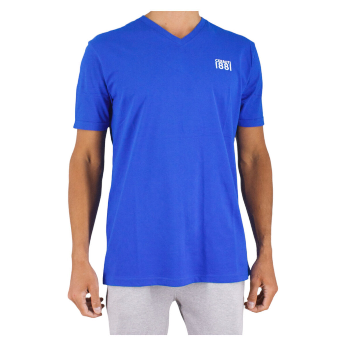 Vêtements Homme T-shirts manches courtes Cerruti 1881 Biasca Bleu