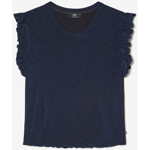 Vêtements Femme T-shirts & Polos Le Temps des Cerises Top nea bleu nuit irisé Bleu