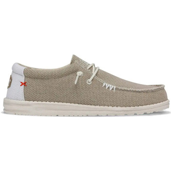 Chaussures Homme Baskets mode HEYDUDE Wally Braided Beige