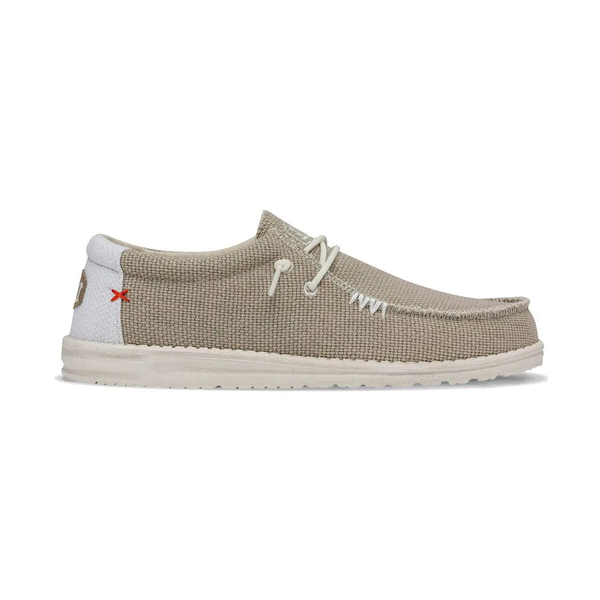 Chaussures Homme Baskets mode HEY DUDE Wally Braided Beige