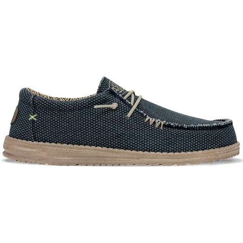 Chaussures Homme Baskets mode HEY DUDE Wally Braided Bleu