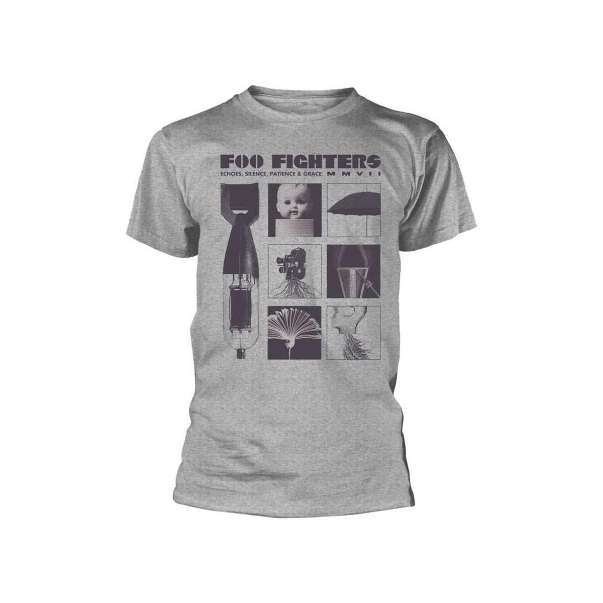 Vêtements T-shirts manches longues Foo Fighters ESP & G Gris