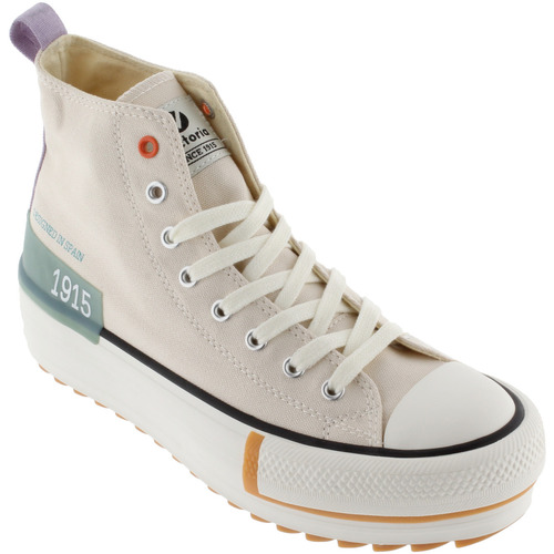 Chaussures Femme Baskets montantes Victoria Bougeoirs / photophores Beige