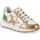 Chaussures Fille Baskets mode GBB Amalia Blanc-Or Rose Blanc