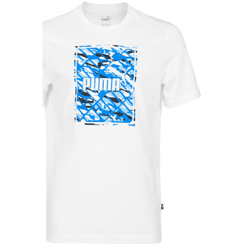 Vêtements Homme T-shirts & Polos Puma TEE SHIRT FD GRAFS  -  WHITE - L Multicolore