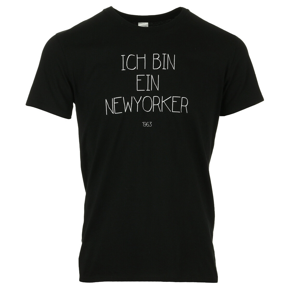 Vêtements Homme T-shirts manches courtes Civissum Ich Bin Ein Newyorker Tee Noir