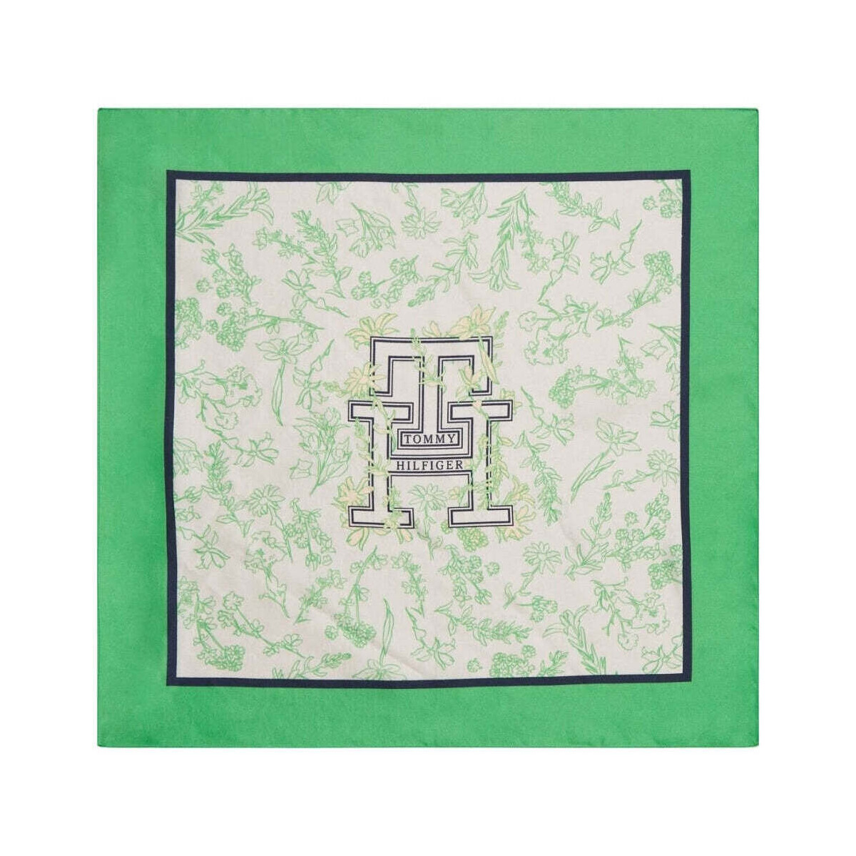 Accessoires textile Femme Echarpes / Etoles / Foulards Tommy Hilfiger iconic prep floral bandana Vert